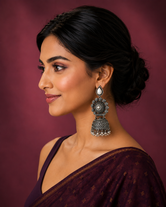 Heirloom Pearl Jhumkas