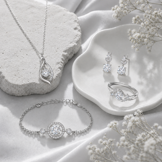 Moonlight Silver Jewelry Set