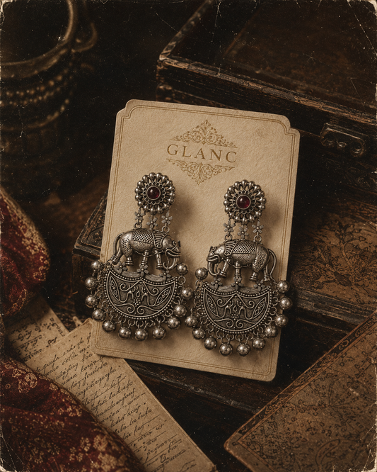 Royal Gajmoti Danglers