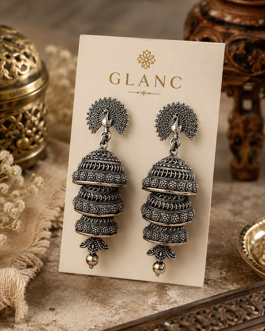 Rajmayur Earrings