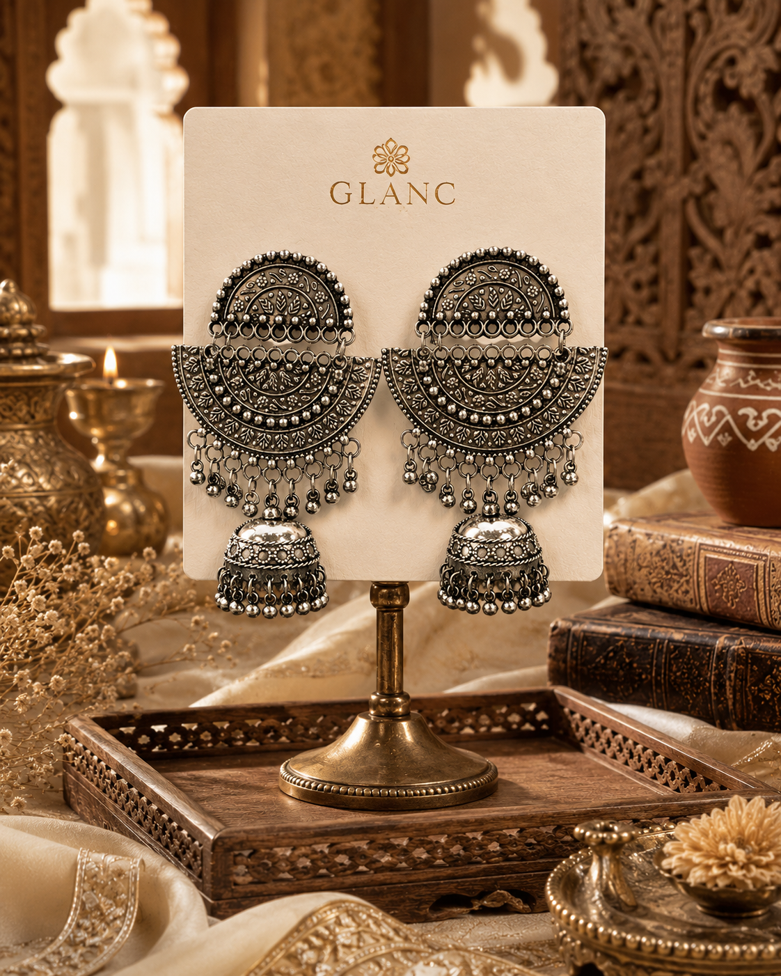 Vintage Noor Jhumkas