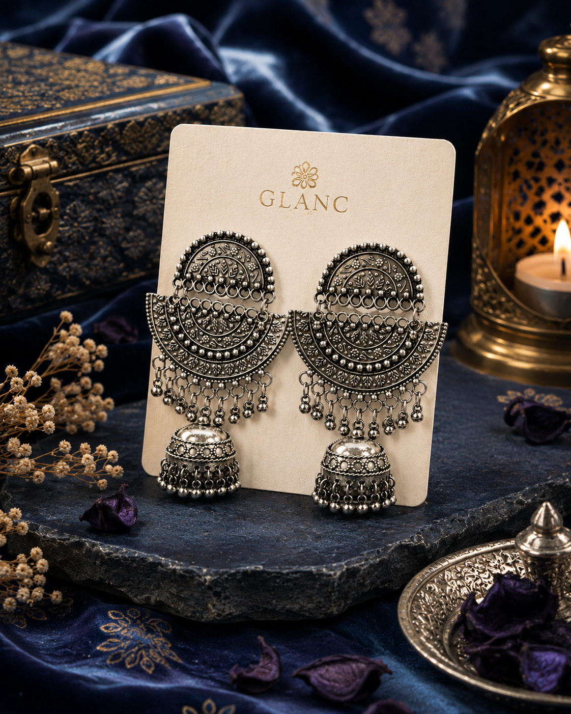 Vintage Noor Jhumkas