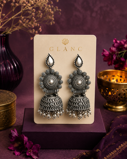 Heirloom Pearl Jhumkas