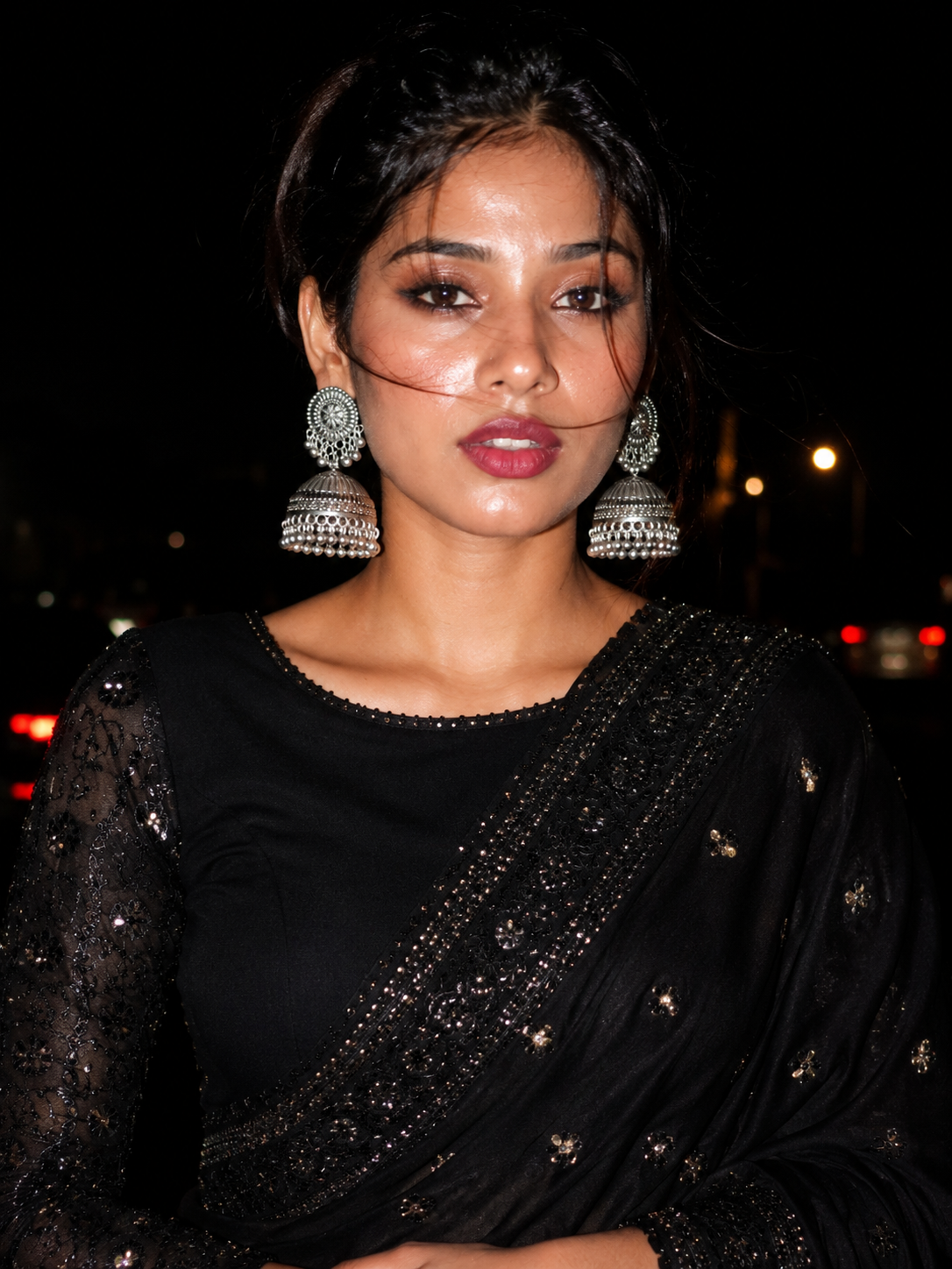 Silver Zarmina Jhumkas