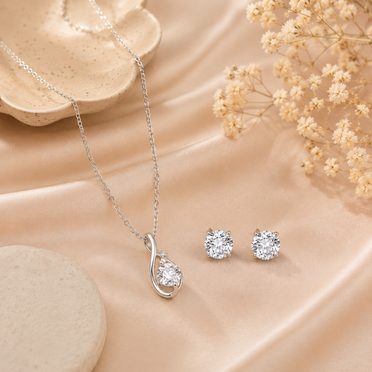 Moonlight Silver Jewelry Set