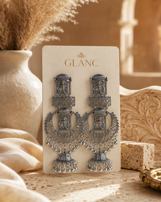 Oxidised Royal Hoops